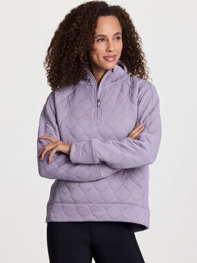 Avalanche NWT Sequim Quilted 1/4 Zip Pullover Large